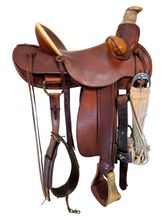 SOLD 2025/09/04j  16 Inch Used Sharon Saare Roping Saddle