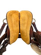SOLD 2025/09/04j  16 Inch Used Sharon Saare Roping Saddle