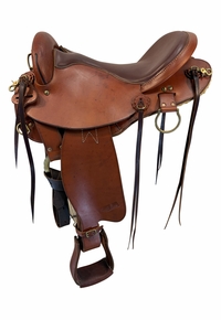 16 Inch Used Sharon Soare Endurance Saddle Medium Tree 272