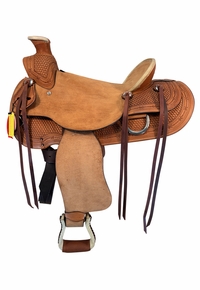 16 Inch Used Showman Wade Ranch Saddle