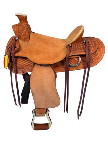16 Inch Used Showman Wade Ranch Saddle