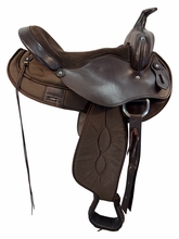 16 Inch Used South Bend Cordura Trail Haflinger Saddle Extra Wide Tree 2900