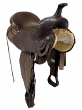 16 Inch Used South Bend Cordura Trail Haflinger Saddle Extra Wide Tree 2900
