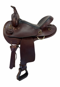 16 Inch Used South Bend Elkhart Eagle Trail Saddle Medium Tree 1002
