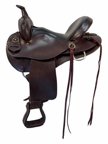 16 Inch Used South Bend Elkhart Eagle Trail Saddle Wide Tree 1002
