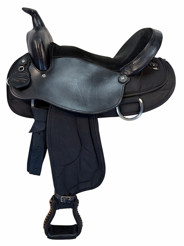 16 Inch Used South Bend Lady Flex Cordura Trail Saddle Medium Tree 2002