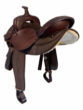 16 Inch Used South Bend Pawnee Cordura Trail Saddle X Wide Tree 2900