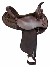 16 Inch Used South Bend Pawnee Cordura Trail Saddle X Wide Tree 2900