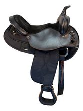 SOLD 2026/03/29  16 Inch Used South Bend Pawnee Haflinger Cordura Trail Saddle X Wide Tree 2900