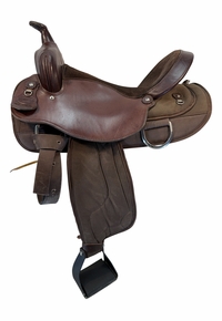 16 Inch Used South Bend Saddle Co Lady Flex Cordura Trail Saddle Medium Tree 2002