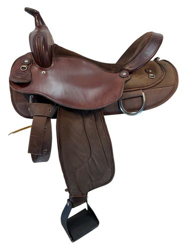 16inch Used South Bend Saddle Co Lady Flex Cordura Trail Saddle Medium Tree 2002