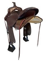 16 Inch Used South Bend Saddle Co Lady Flex Cordura Trail Saddle Wide Tree 2002