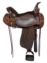 16 Inch Used South Bend Saddle Co Lady Flex Cordura Trail Saddle Wide Tree 2002