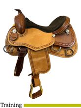 16 Inch Used South Bend Saddle Co Training Saddle 2387 *Free Shipping*