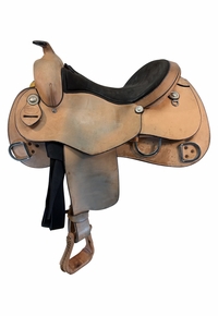 16 Inch Used South Bend Training Saddle Medium Tree 2300