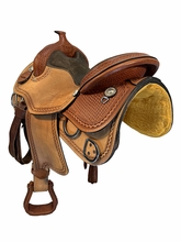 16 Inch Used South Bend Training Saddle Wide Tree 2387