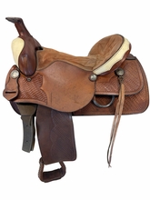 16 Inch Used Southern RE Roping Saddle Wide Tree