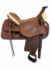 16 Inch Used Southern RE Roping Saddle Wide Tree