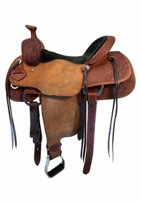 16 Inch Used Spur Saddle Ranch Saddle