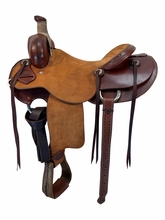 16 Inch Used SRS Roping Saddle Wide Tree