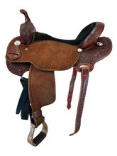 16 Inch Used SRS Saddlery Barrel Saddle
