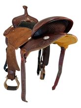 16 Inch Used SRS Saddlery Barrel Saddle