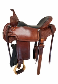 16 Inch Used SRS Saddlery Barrel Saddle