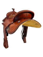 SOLD 2025/08/14e  16 Inch Used SRS Saddlery Trail Saddle