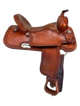 SOLD 2025/08/14e  16 Inch Used SRS Saddlery Trail Saddle