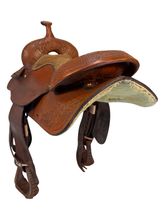 16 Inch Used Star of Texas Trail Saddle Medium Tree