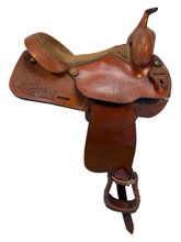 16 Inch Used Star of Texas Trail Saddle Medium Tree