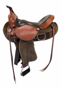16 Inch Used Steve Edwards Trail Lite Mule Saddle