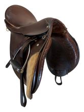 16 Inch Used Stubben Dressage Saddle Medium Tree