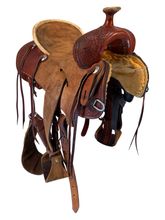 16 Inch Used Sues Ranch Saddle Wide Tree