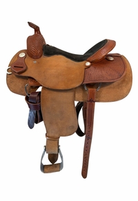 16 Inch Used Sues Reining Saddle Medium Tree