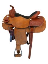 16 Inch Used Sues Reining Saddle Medium Tree