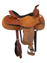 16 Inch Used Sues Reining Saddle Medium Tree