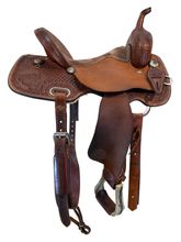 16 Inch Used Teskey Barrel Saddle Wide Tree