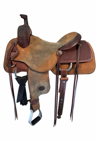 16 Inch Used Teskey Cutting Saddle