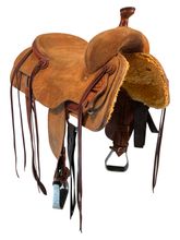 16 Inch Used Teskey Ranch Cutter Saddle