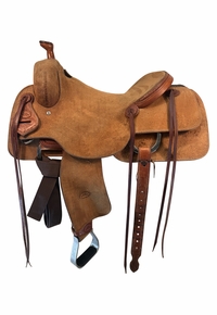 16 Inch Used Teskey Ranch Cutter Saddle