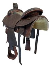 16 Inch Used Teskey Roping Saddle