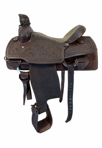 16 Inch Used Teskey Roping Saddle
