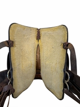 16 Inch Used Tex Tan Trail Saddle Medium Flex Tree