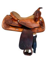 16 Inch Used TexTan Reining Saddle