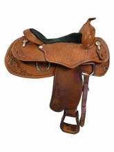 SOLD 08/14/2026ct 16 Inch Used TexTan Reining Saddle Medium Tree