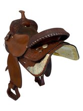 16 Inch Used TexTan Show Saddle Medium Tree