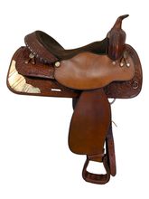 16 Inch Used TexTan Show Saddle Medium Tree
