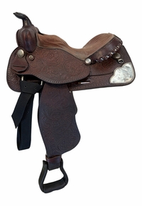 16 Inch Used TexTan Show Saddle Medium Tree