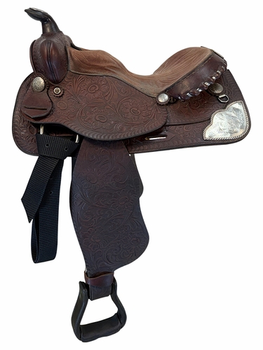 16 Inch Used TexTan Show Saddle Medium Tree